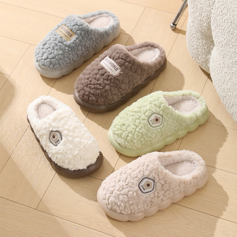 Home Textiles Products - Thick soled cotton slippers for women's