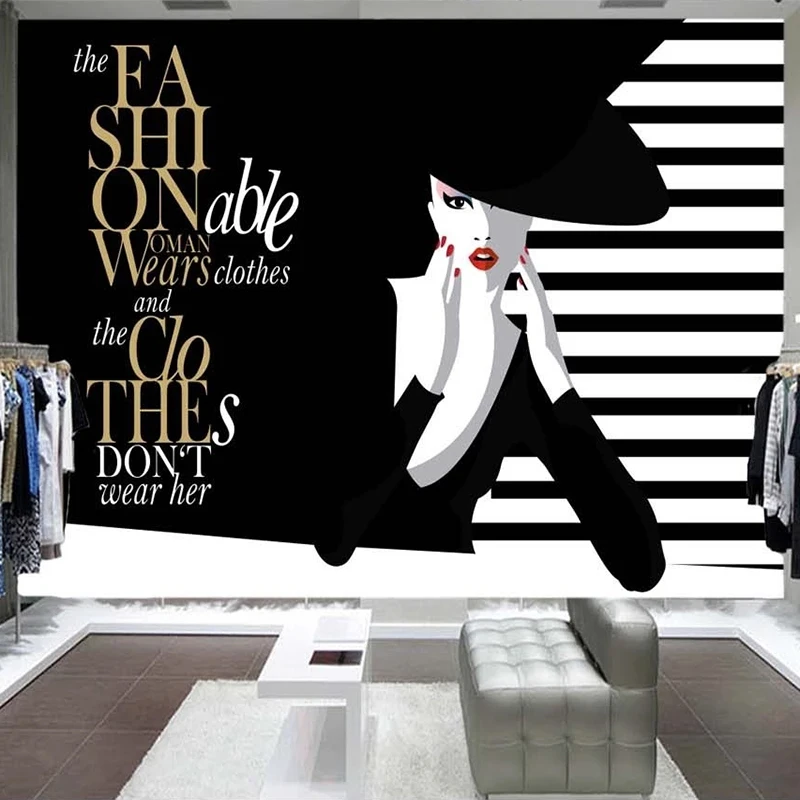 Home Textiles Store - Custom 3D Photo Wallpaper Abstract Fashion