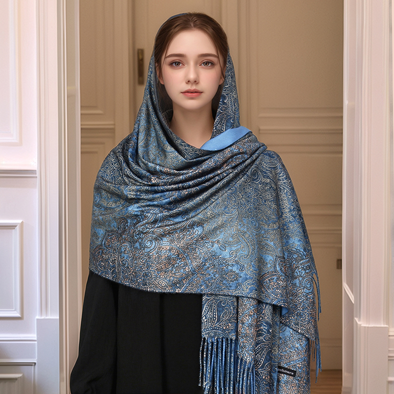 Home Textiles Blanket - Luxury Paisley Pashmina Shawl Scarf Women