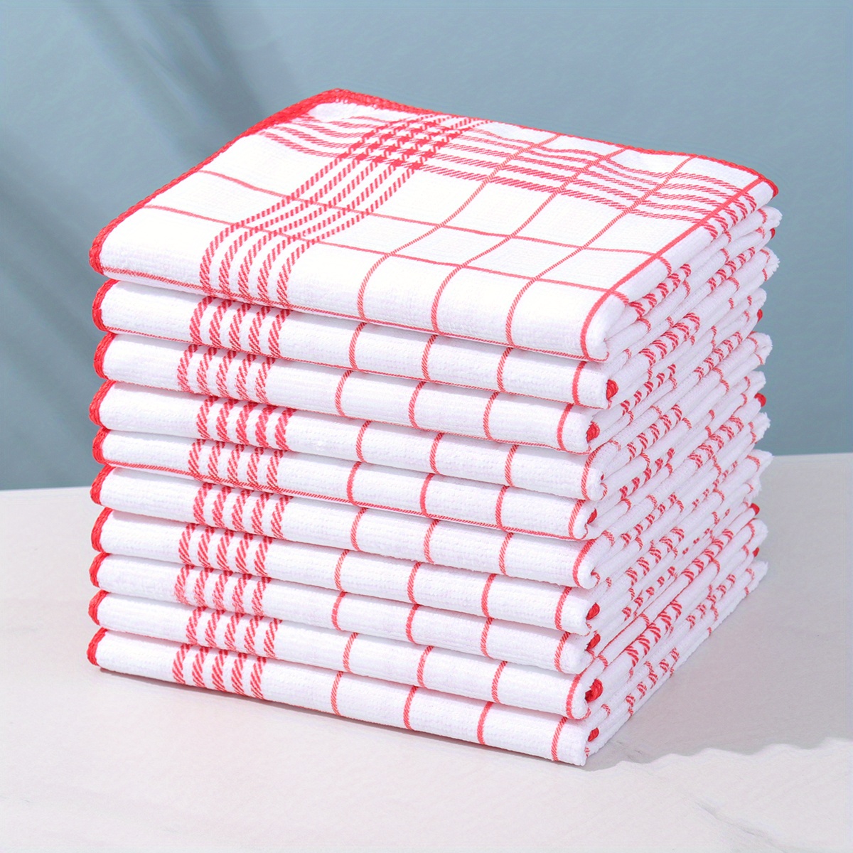Home Textiles Premium - 5 Pcs Lint-Free Absorbent Dish Cloths,