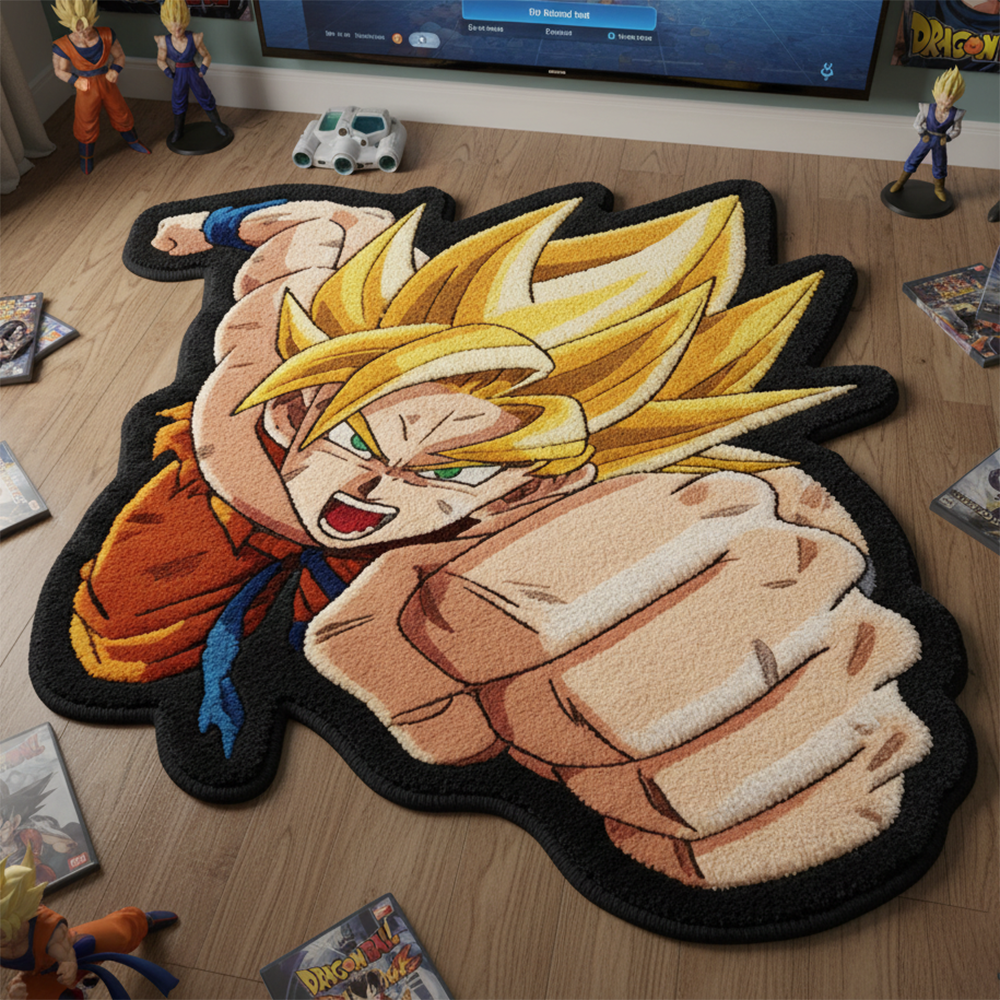 Home Textiles Blanket - Cartoon Anime Dragon Ball Super Saiyan
