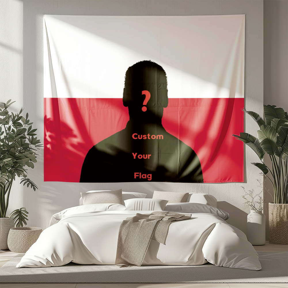 Home And Textiles Today - 1Pc Custom Photo Polyster Flag Backdrop,Home