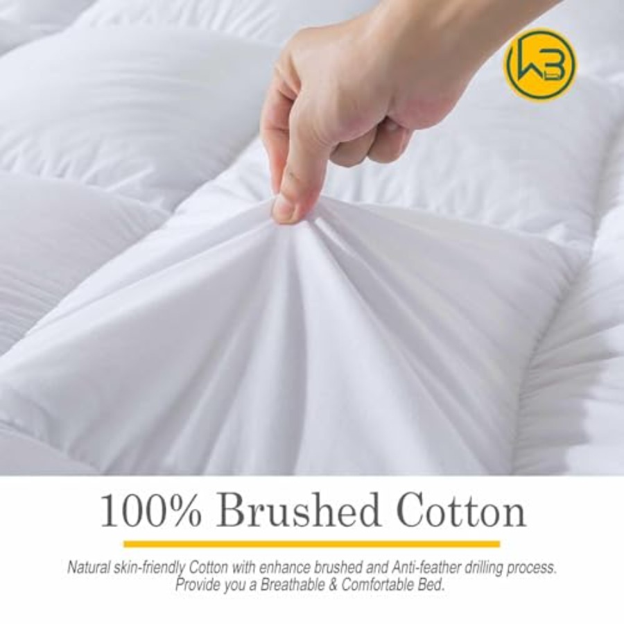 5 Inch Feather Bed Mattress To - Memory Foam Topper บทวิจารณ์และราคา