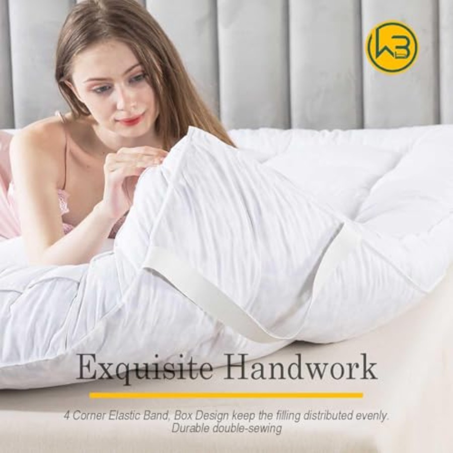 5 Inch Feather Bed Mattress To - Memory Foam Topper บทวิจารณ์และราคา