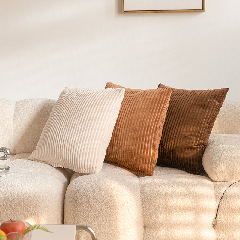 2026 Striped Faux Fur Throw Pi - Pillow Cover 20X20 บทวิจารณ์และราคา