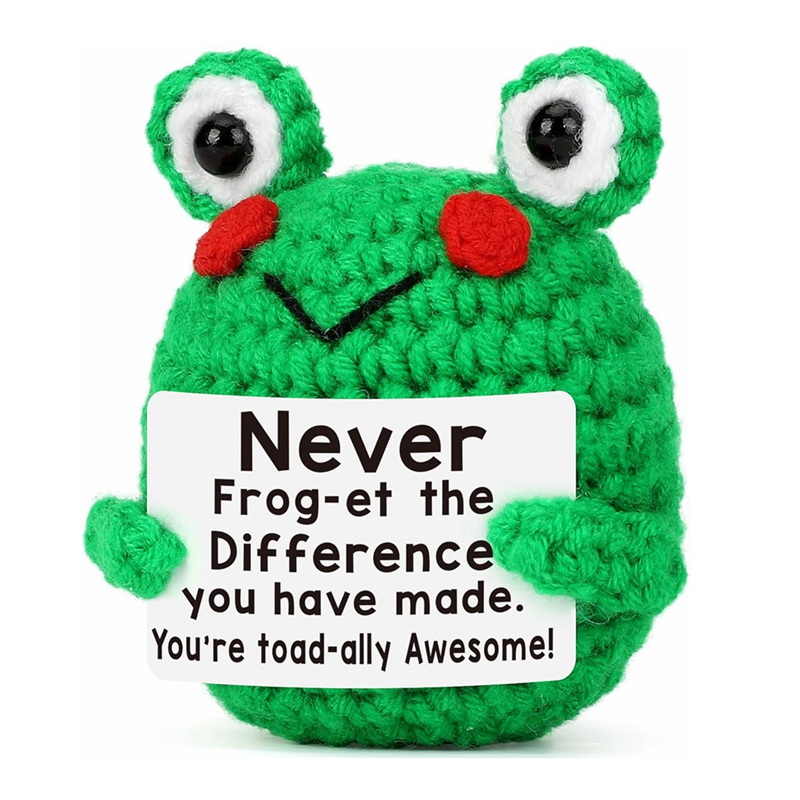 Funny Crochet Frog Figurines E - Home And Textiles Today บทวิจารณ์และราคา