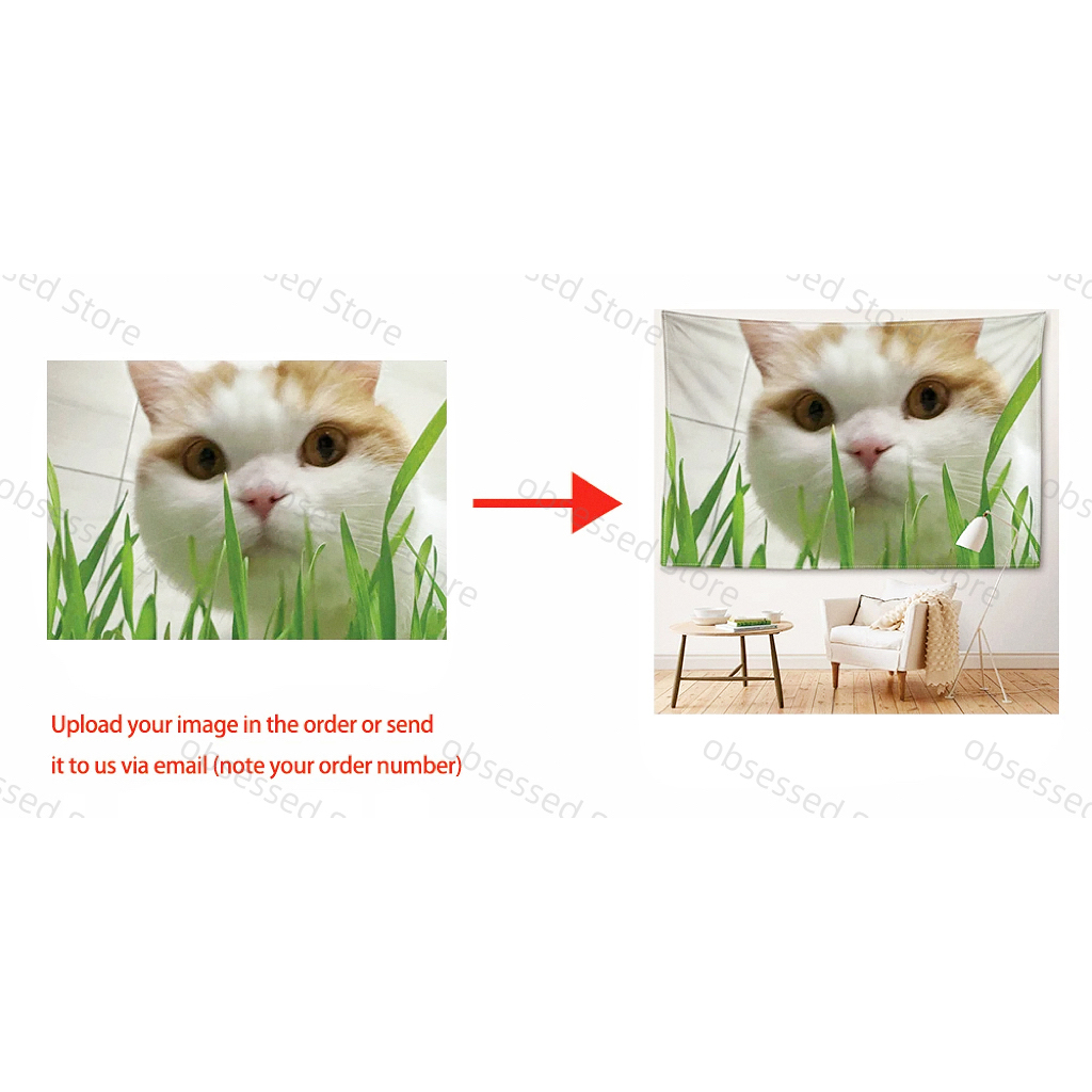 Customized tapestry printing f - Home Textiles Products บทวิจารณ์และราคา