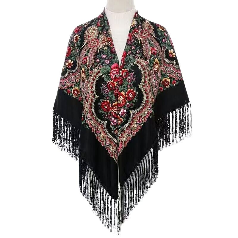 130*130cm Ethnic Printed Squar - Home Textiles Blanket บทวิจารณ์และราคา
