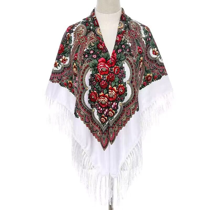 130*130cm Ethnic Printed Squar - Home Textiles Blanket บทวิจารณ์และราคา