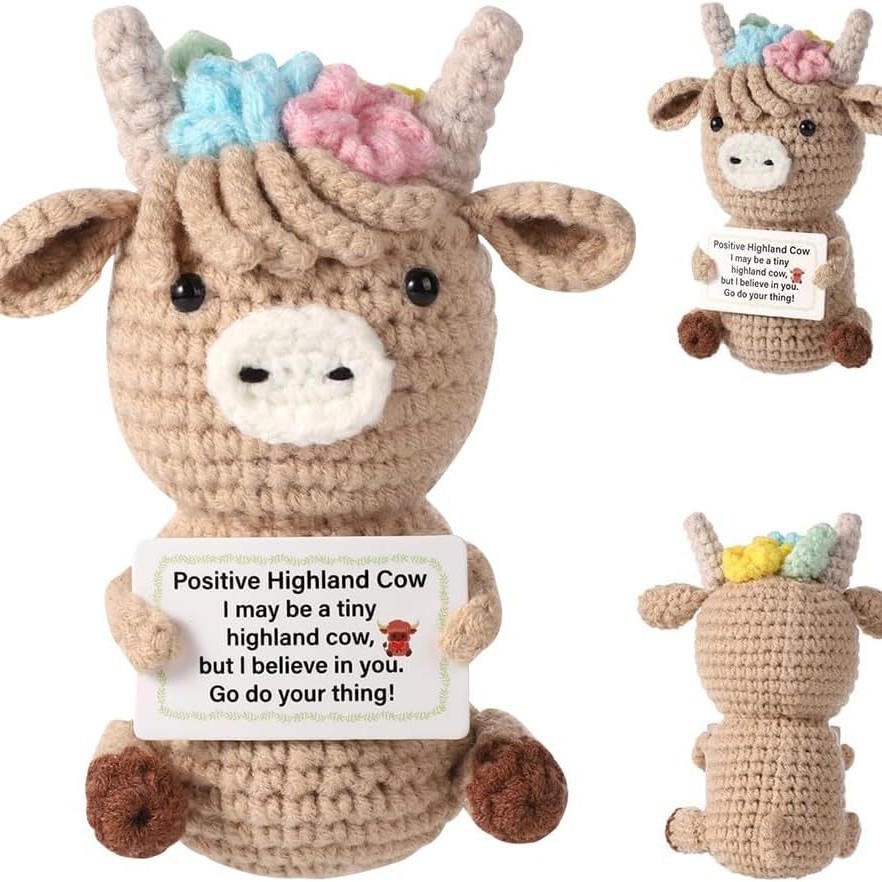 Crochet Emotional Cow Doll Dec - Home And Textiles Today บทวิจารณ์และราคา