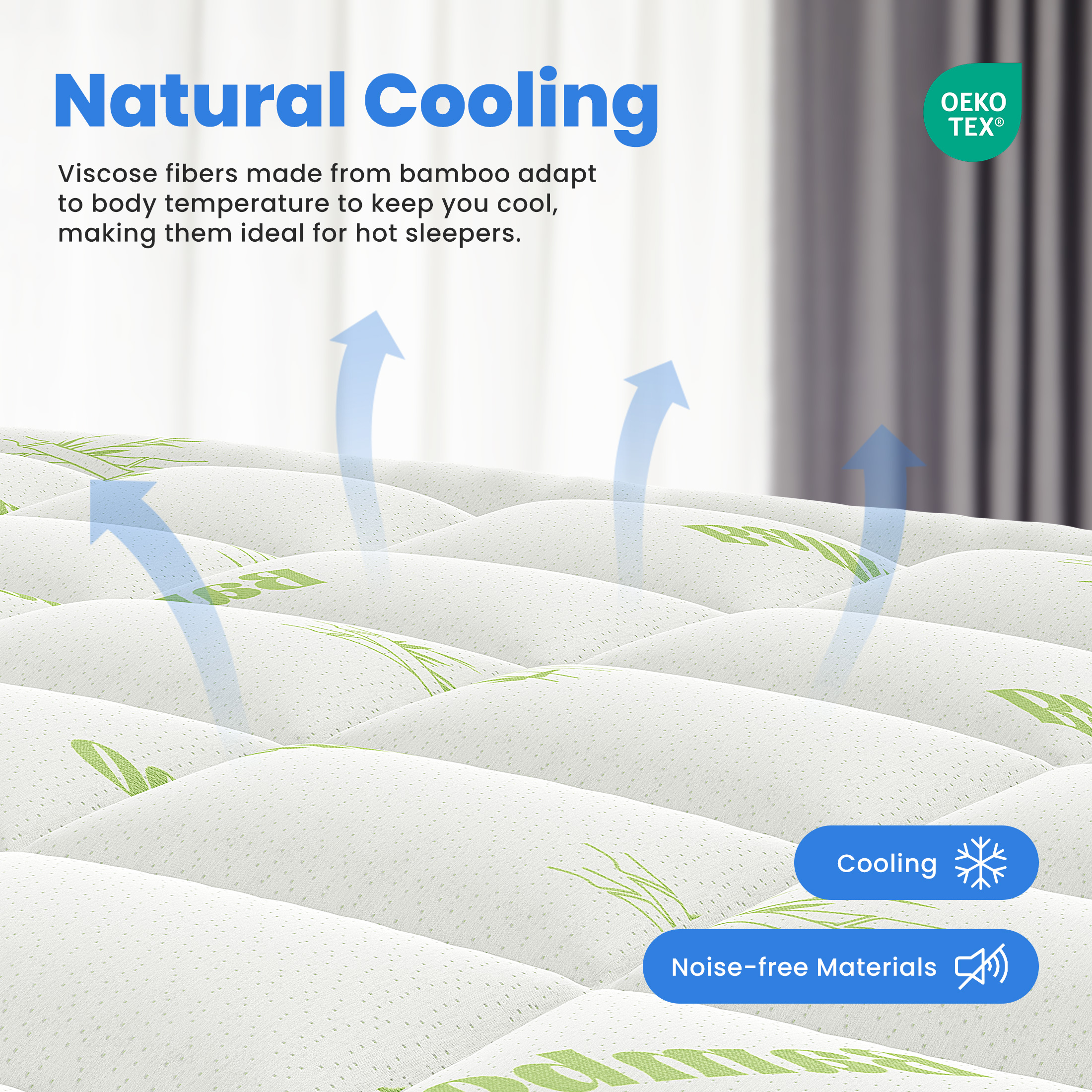 MCQ 400g Bamboo Viscose Derive - Memory Foam Topper บทวิจารณ์และราคา