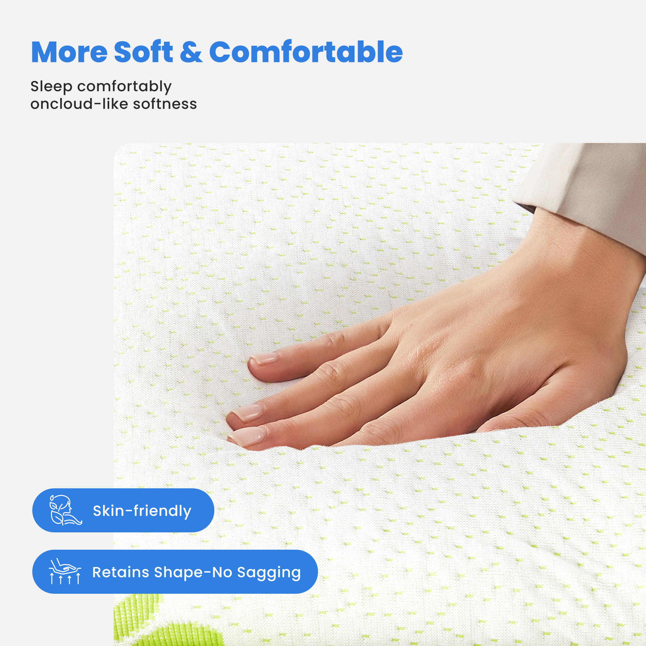 MCQ 400g Bamboo Viscose Derive - Memory Foam Topper บทวิจารณ์และราคา