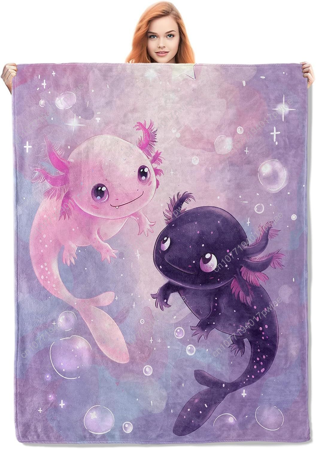 Axolotl Blanket Cute Axolotls  - Home Textiles Blanket บทวิจารณ์และราคา