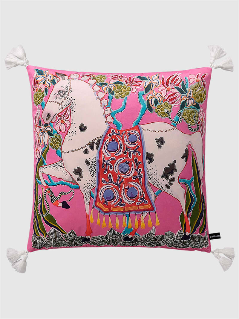 Chinoiserie Zebra With Asian P - Pillow Cover 20X20 บทวิจารณ์และราคา
