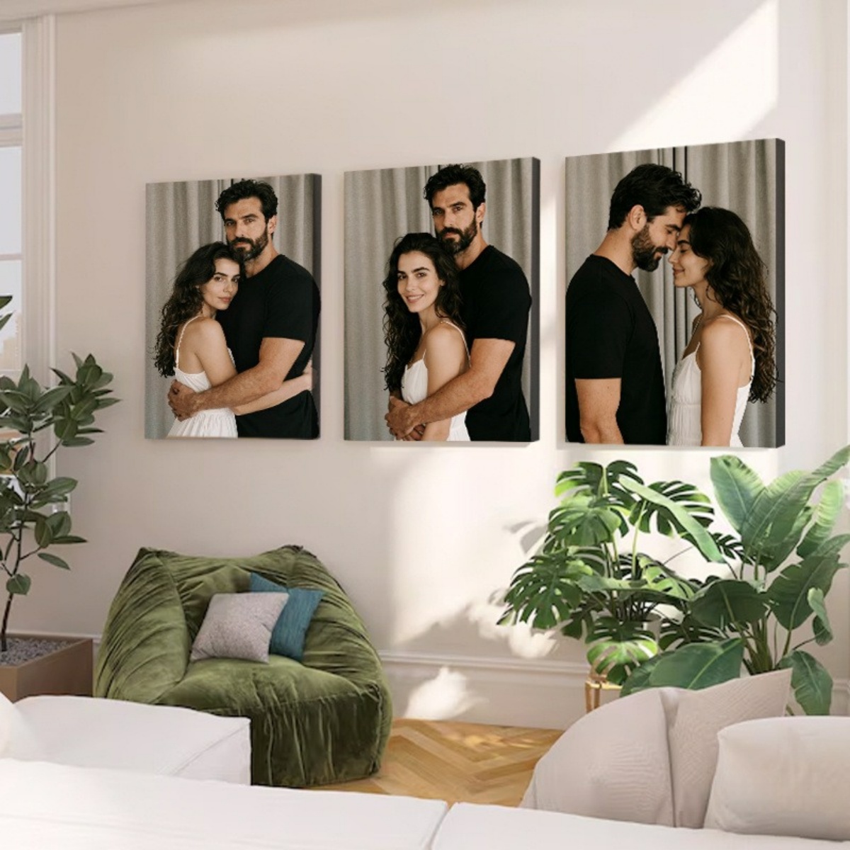 Set of 3 Custom Photo Decor Pi - Home And Textiles Today บทวิจารณ์และราคา