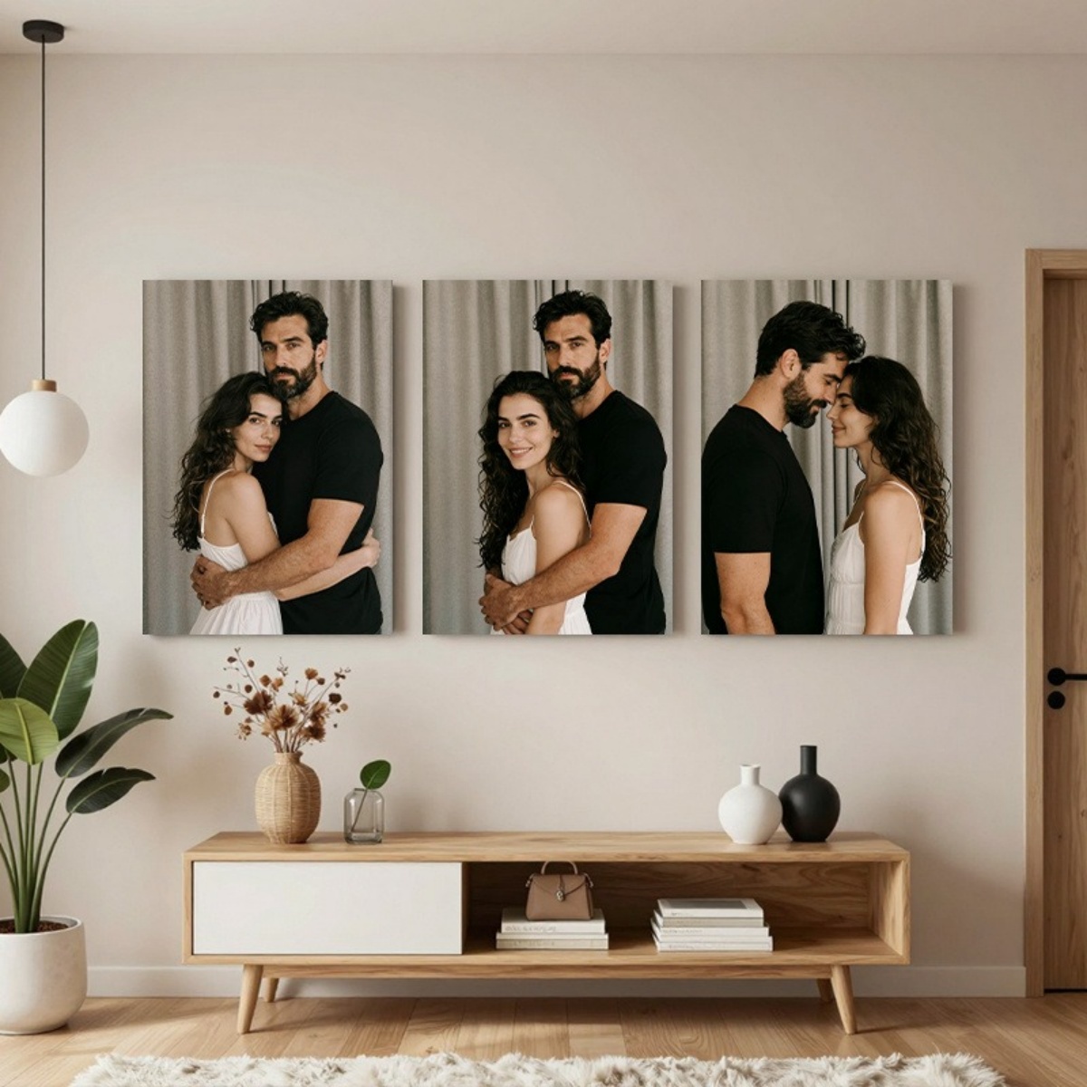 Set of 3 Custom Photo Decor Pi - Home And Textiles Today บทวิจารณ์และราคา