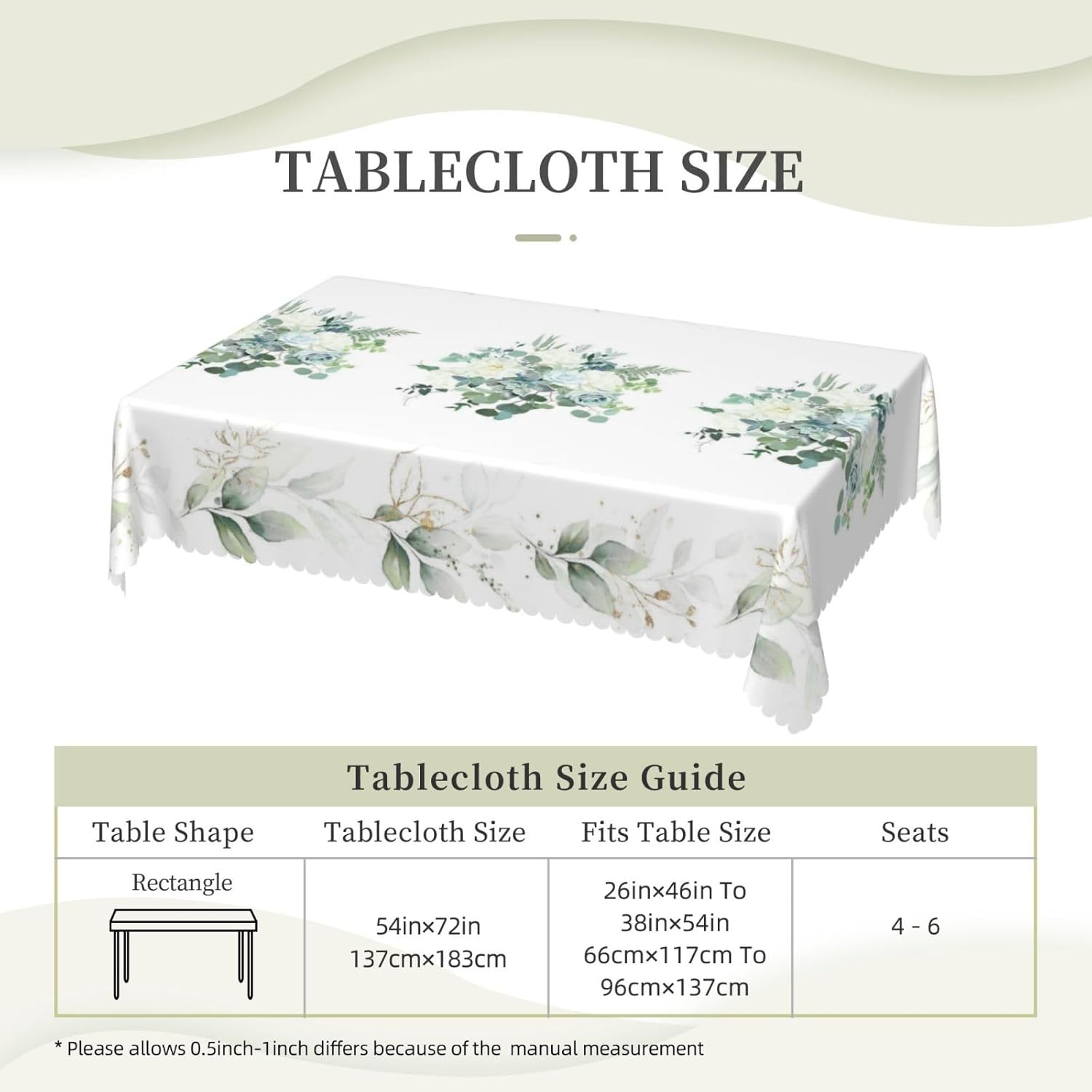 Watercolor Green Leaves Floral - Home Textiles Premium บทวิจารณ์และราคา