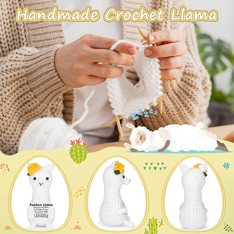 Funny Handmade Crochet Llama P - Home And Textiles Today บทวิจารณ์และราคา