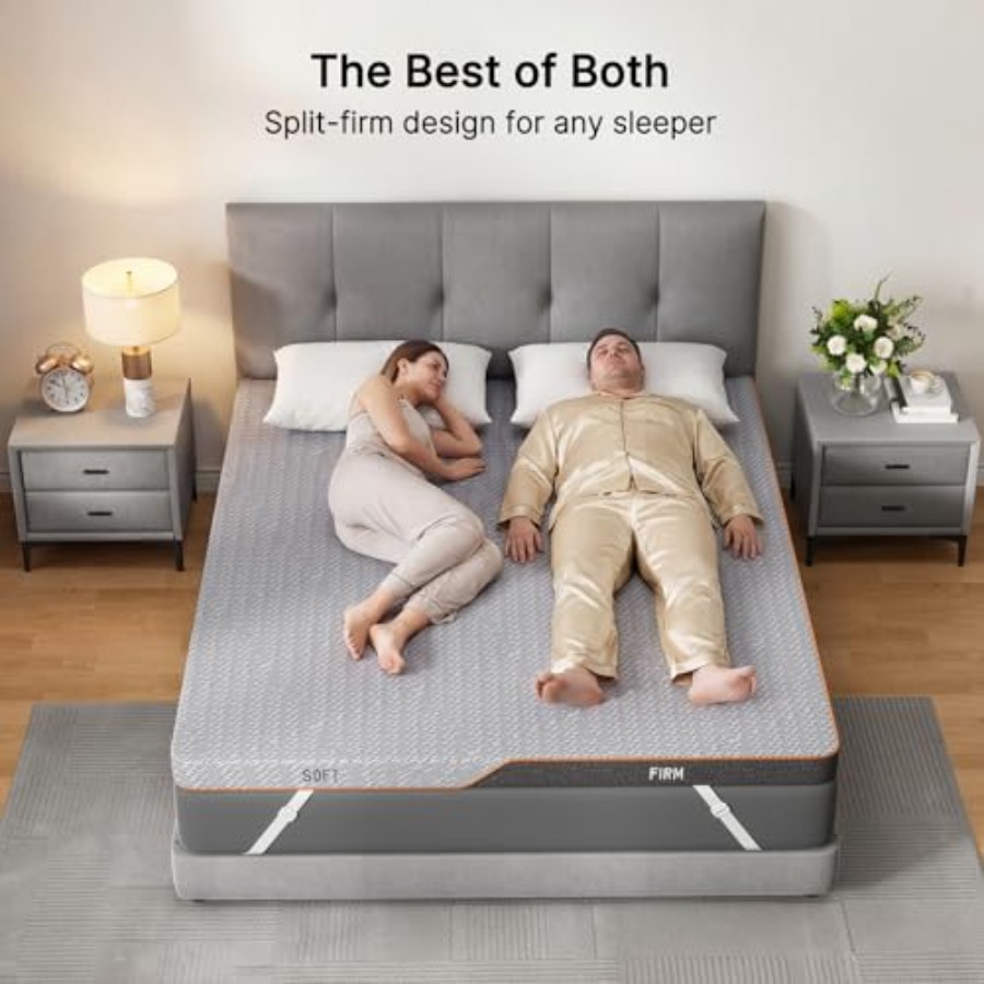 Dual Firmness Mattress Topper, - Memory Foam Topper บทวิจารณ์และราคา