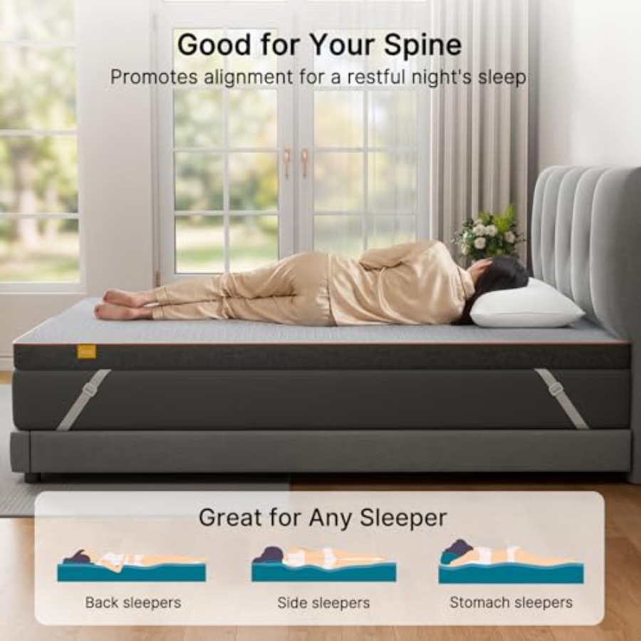 Dual Firmness Mattress Topper, - Memory Foam Topper บทวิจารณ์และราคา