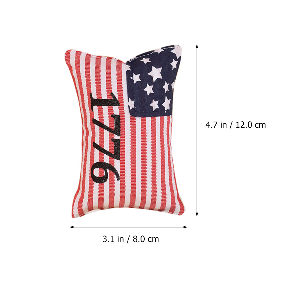 American Flag Mini Pillow Inde - Home And Textiles Today บทวิจารณ์และราคา