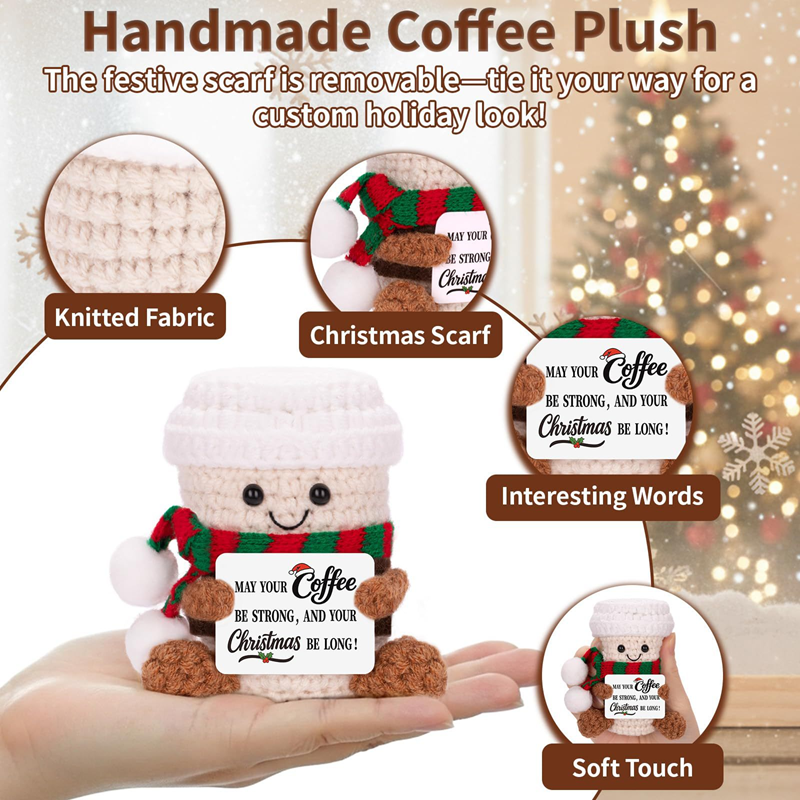 Handmade Crochet Coffee Doll w - Home And Textiles Today บทวิจารณ์และราคา