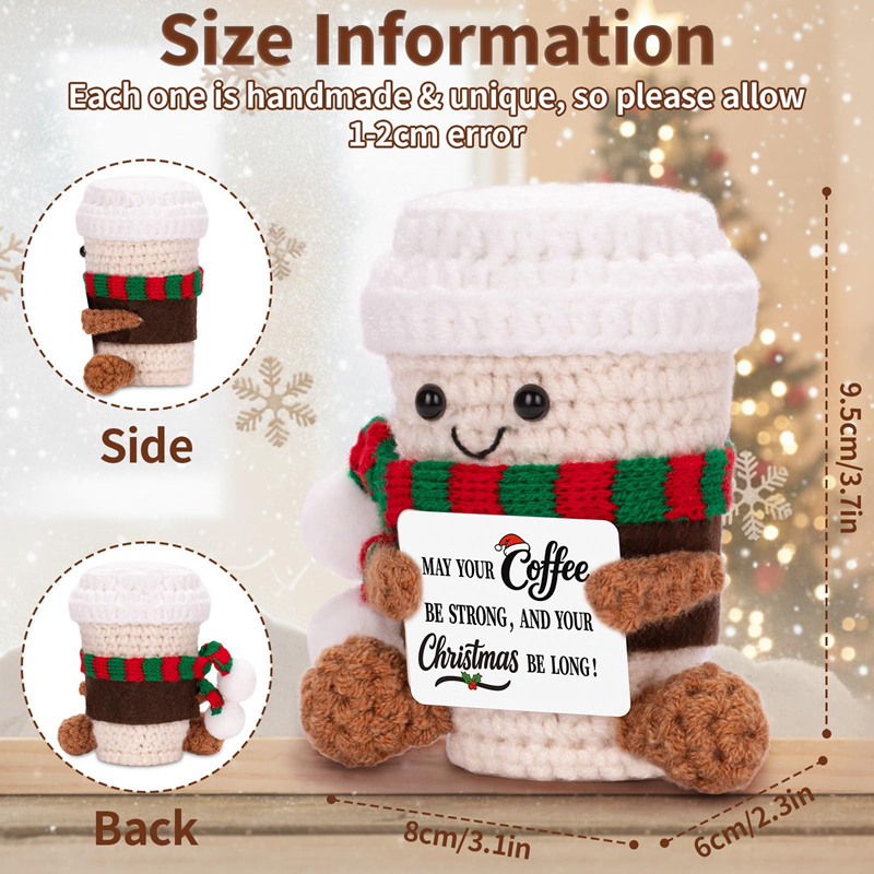 Handmade Crochet Coffee Doll w - Home And Textiles Today บทวิจารณ์และราคา