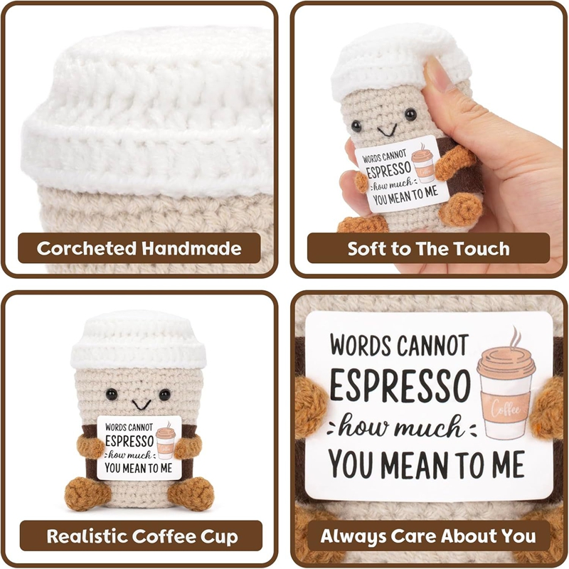 Handmade Crochet Coffee Doll w - Home And Textiles Today บทวิจารณ์และราคา