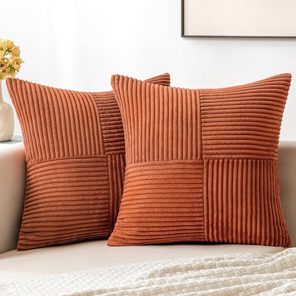 Rust Boho Throw Pillow Cover 1 - Pillow Cover 20X20 บทวิจารณ์และราคา