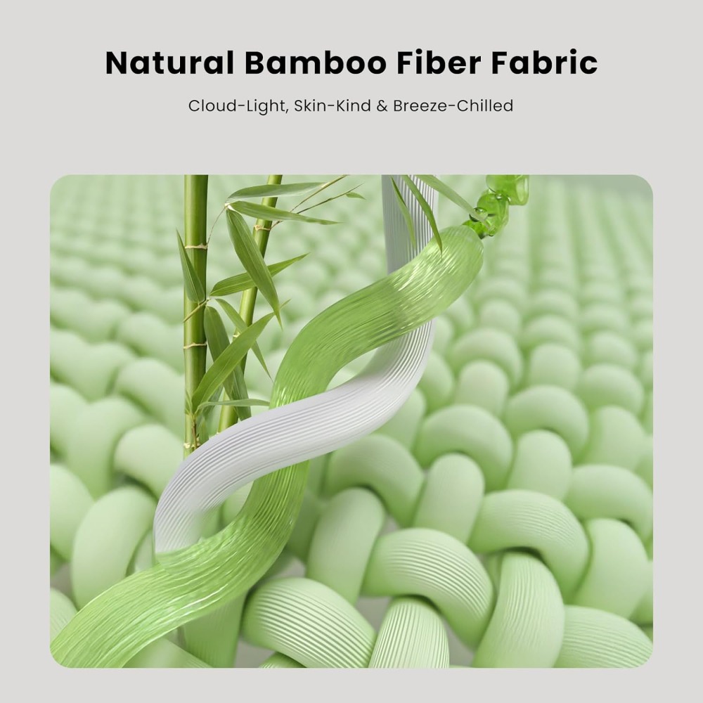 Bamboo Mattress Topper Queen S - Memory Foam Topper บทวิจารณ์และราคา