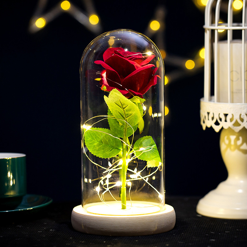Glowing Plush Artificial Rose  - Home And Textiles Today บทวิจารณ์และราคา