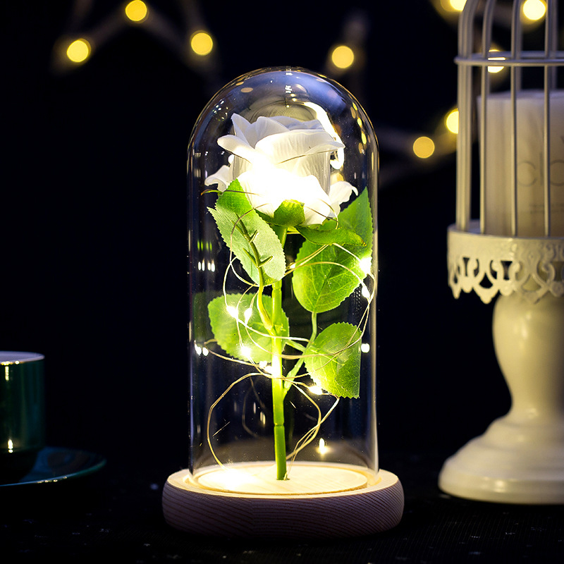 Glowing Plush Artificial Rose  - Home And Textiles Today บทวิจารณ์และราคา