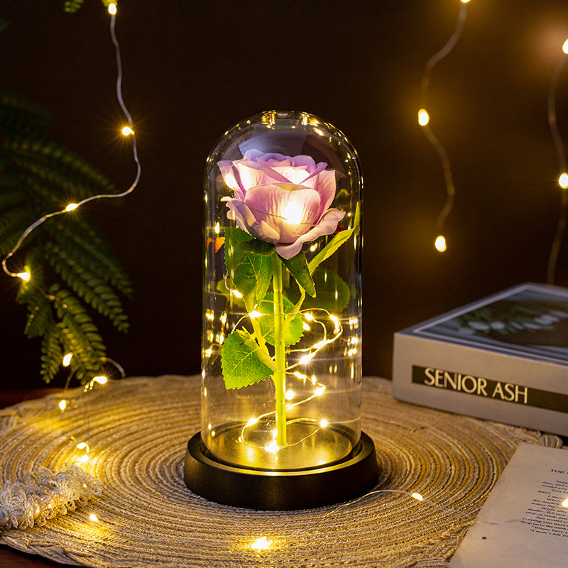 Glowing Plush Artificial Rose  - Home And Textiles Today บทวิจารณ์และราคา
