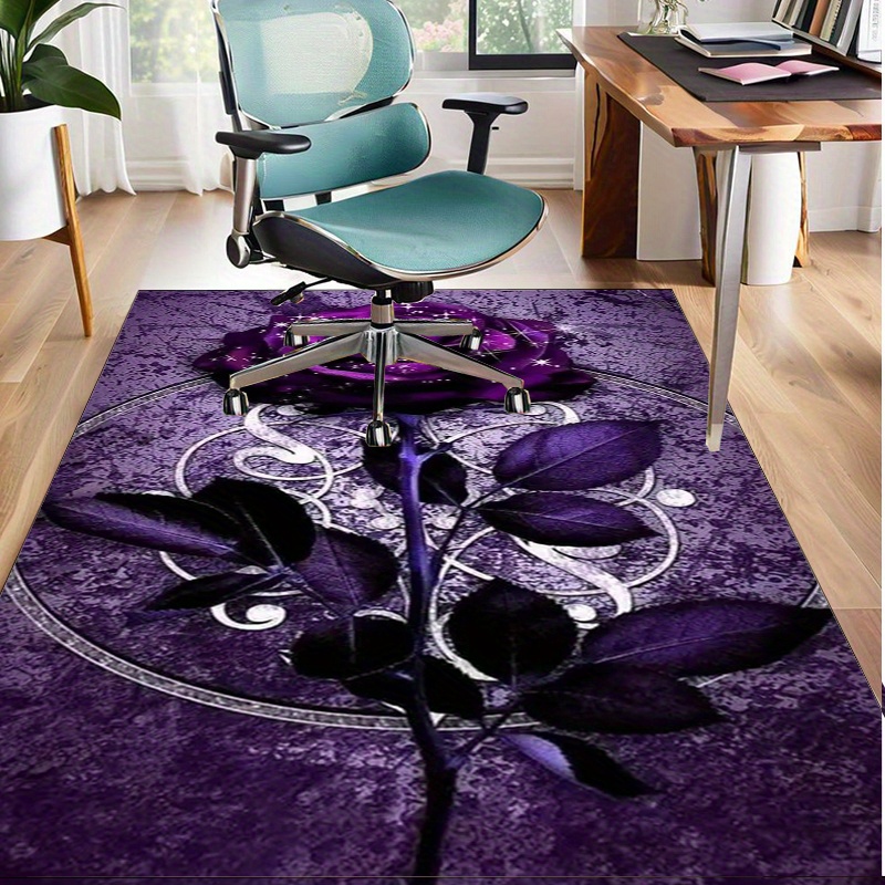 Purple Leaf Rug for Elegant Of - Home Textiles Designer บทวิจารณ์และราคา