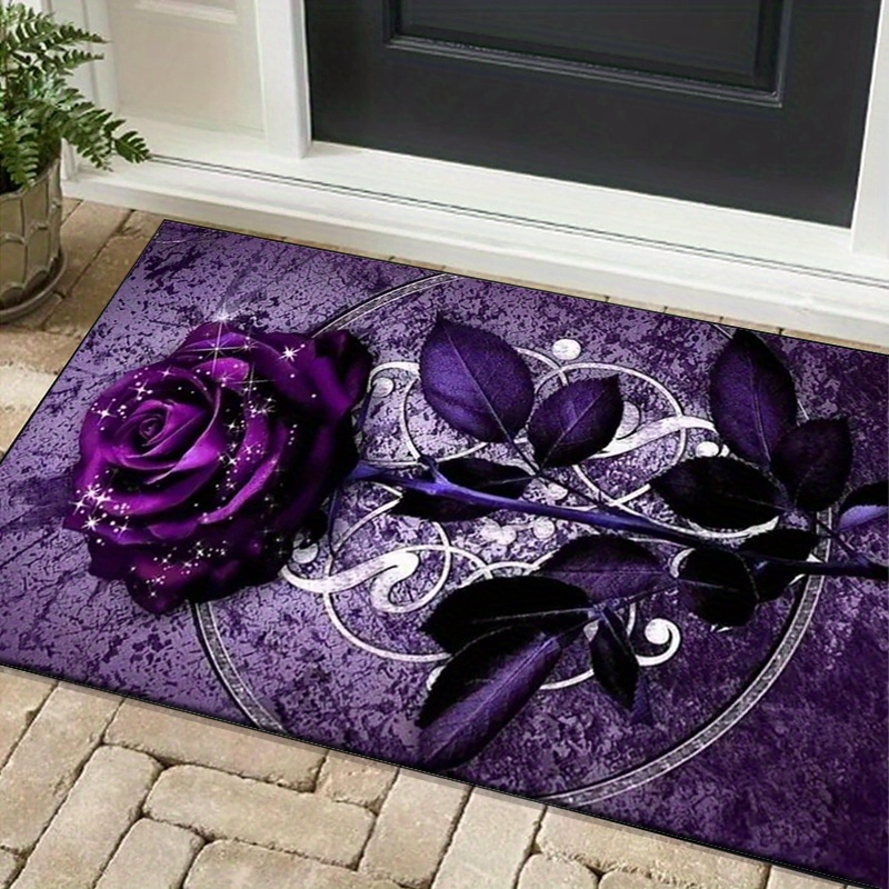 Purple Leaf Rug for Elegant Of - Home Textiles Designer บทวิจารณ์และราคา