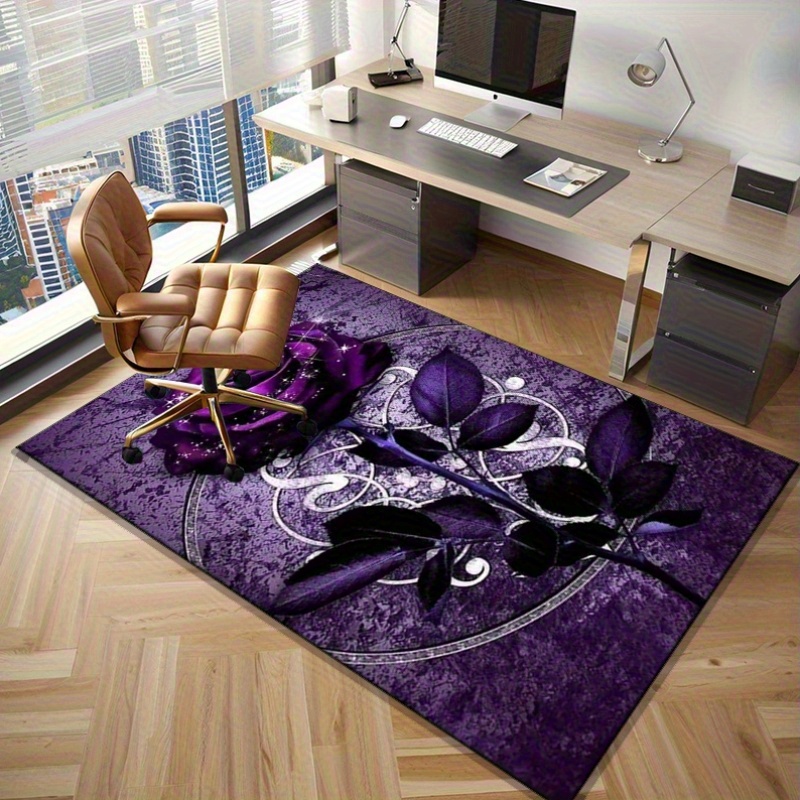 Purple Leaf Rug for Elegant Of - Home Textiles Designer บทวิจารณ์และราคา