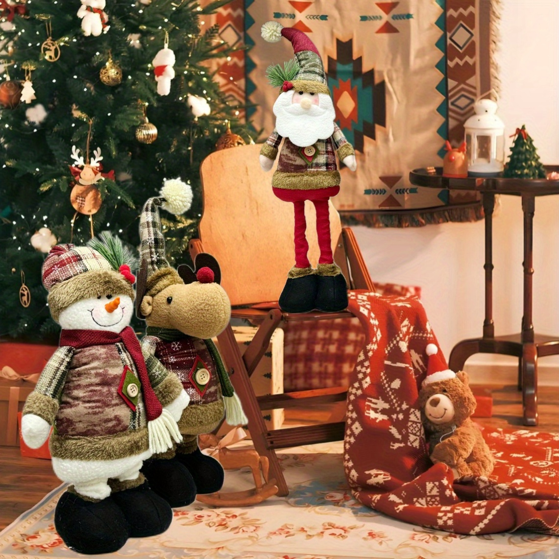 1/3pcs Festive Christmas Decor - Home Textiles Store บทวิจารณ์และราคา