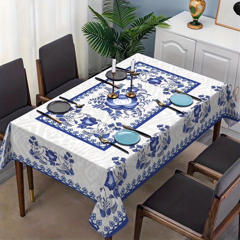 Country Style Square Tableclot - Home Textiles Products บทวิจารณ์และราคา