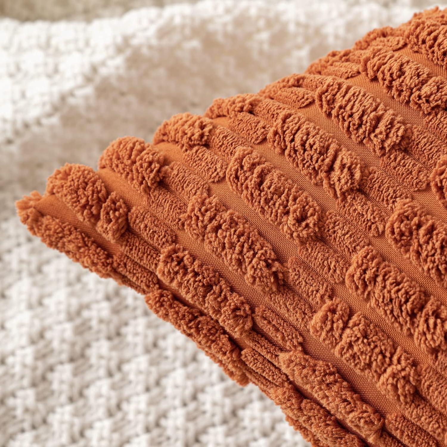 Corduroy Decorative Throw Pill - Pillow Cover 20X20 บทวิจารณ์และราคา
