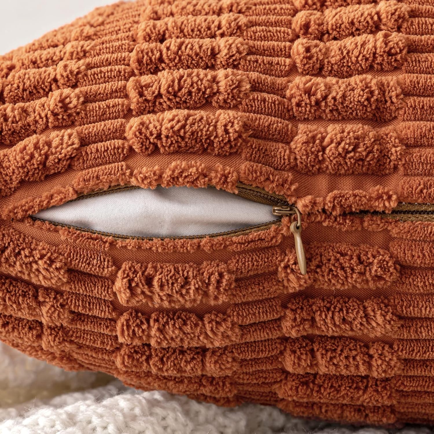 Corduroy Decorative Throw Pill - Pillow Cover 20X20 บทวิจารณ์และราคา