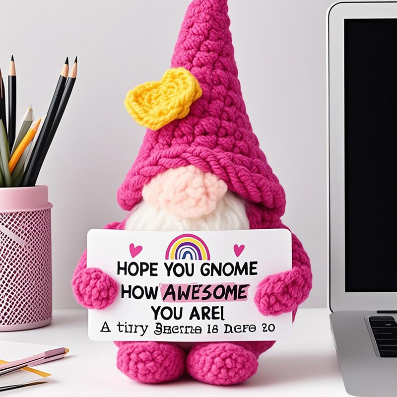 Positive Energy Crochet Gnome  - Home And Textiles Today บทวิจารณ์และราคา