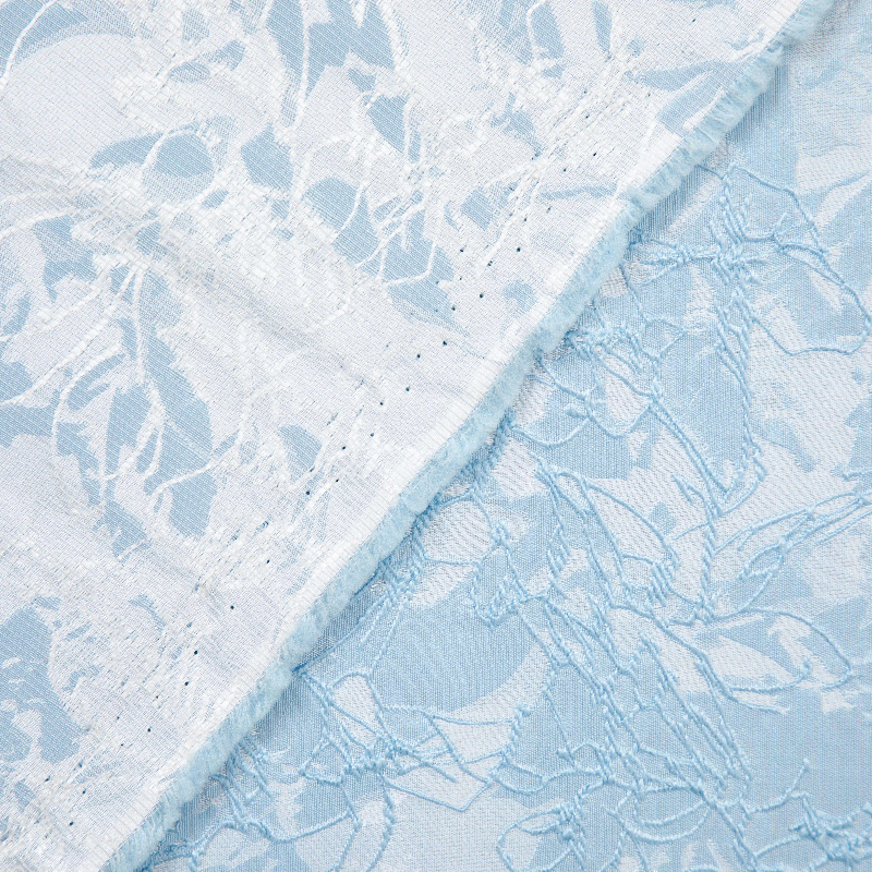 Designer Light Blue Floral Jac - Home Textiles Designer บทวิจารณ์และราคา