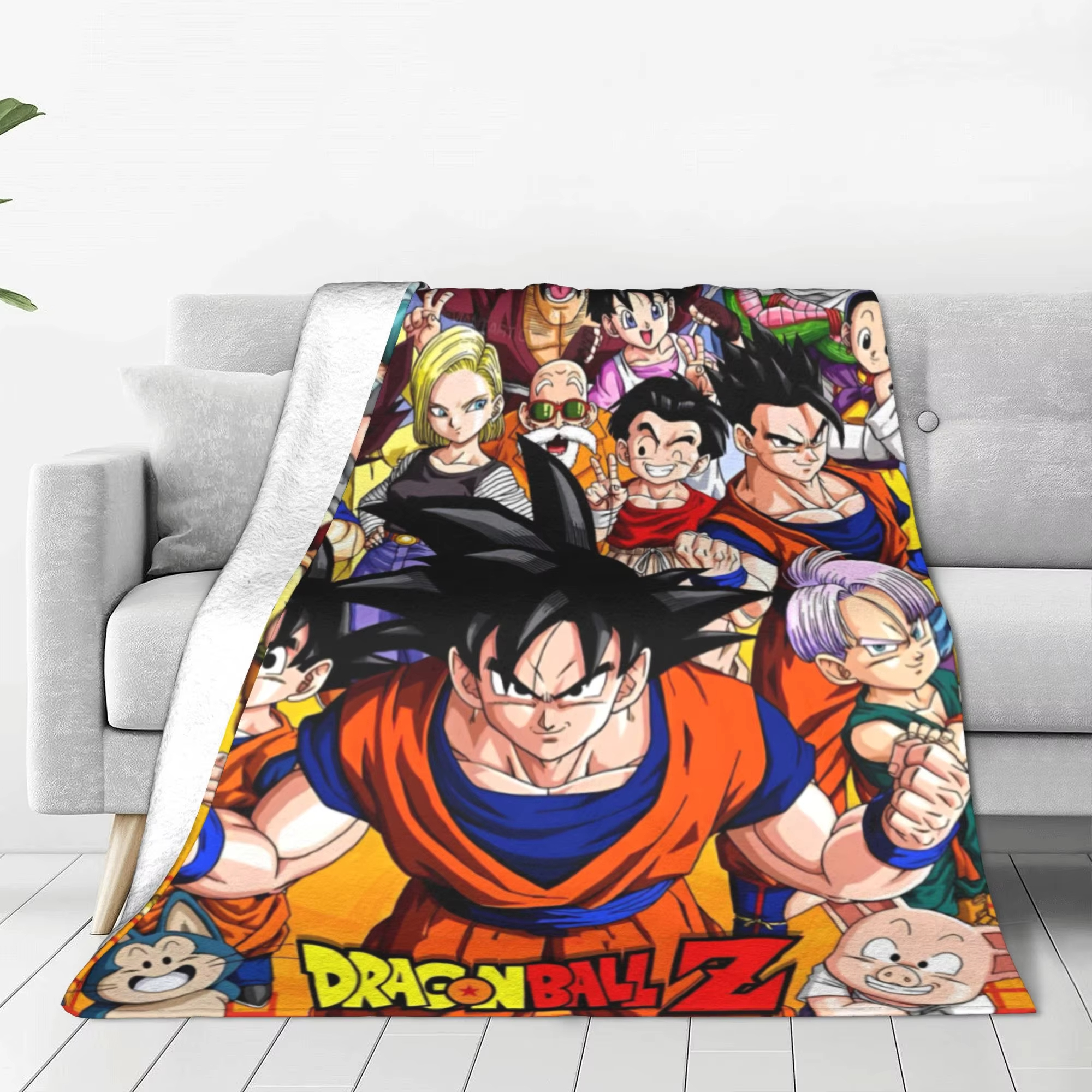 Dragon Ball Blanket Anime Goku - Home Textiles Blanket บทวิจารณ์และราคา