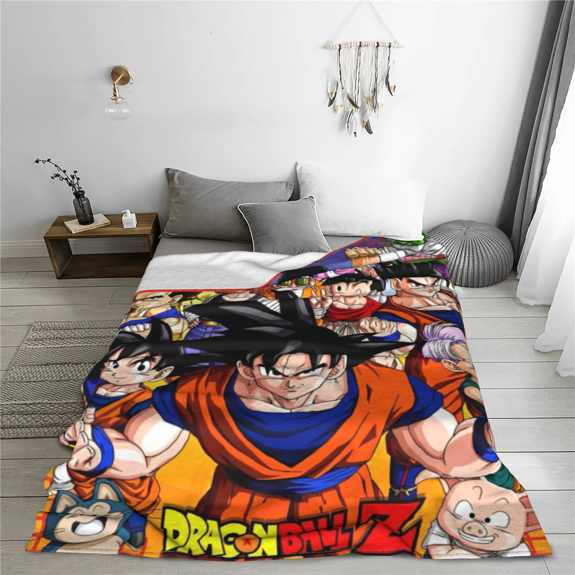 Dragon Ball Blanket Anime Goku - Home Textiles Blanket บทวิจารณ์และราคา