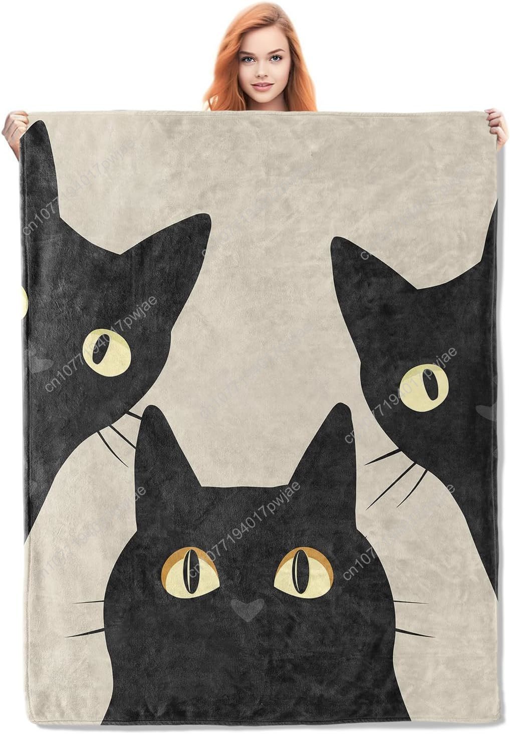 Funny Cat Blanket Gifts for Wo - Home Textiles Blanket บทวิจารณ์และราคา