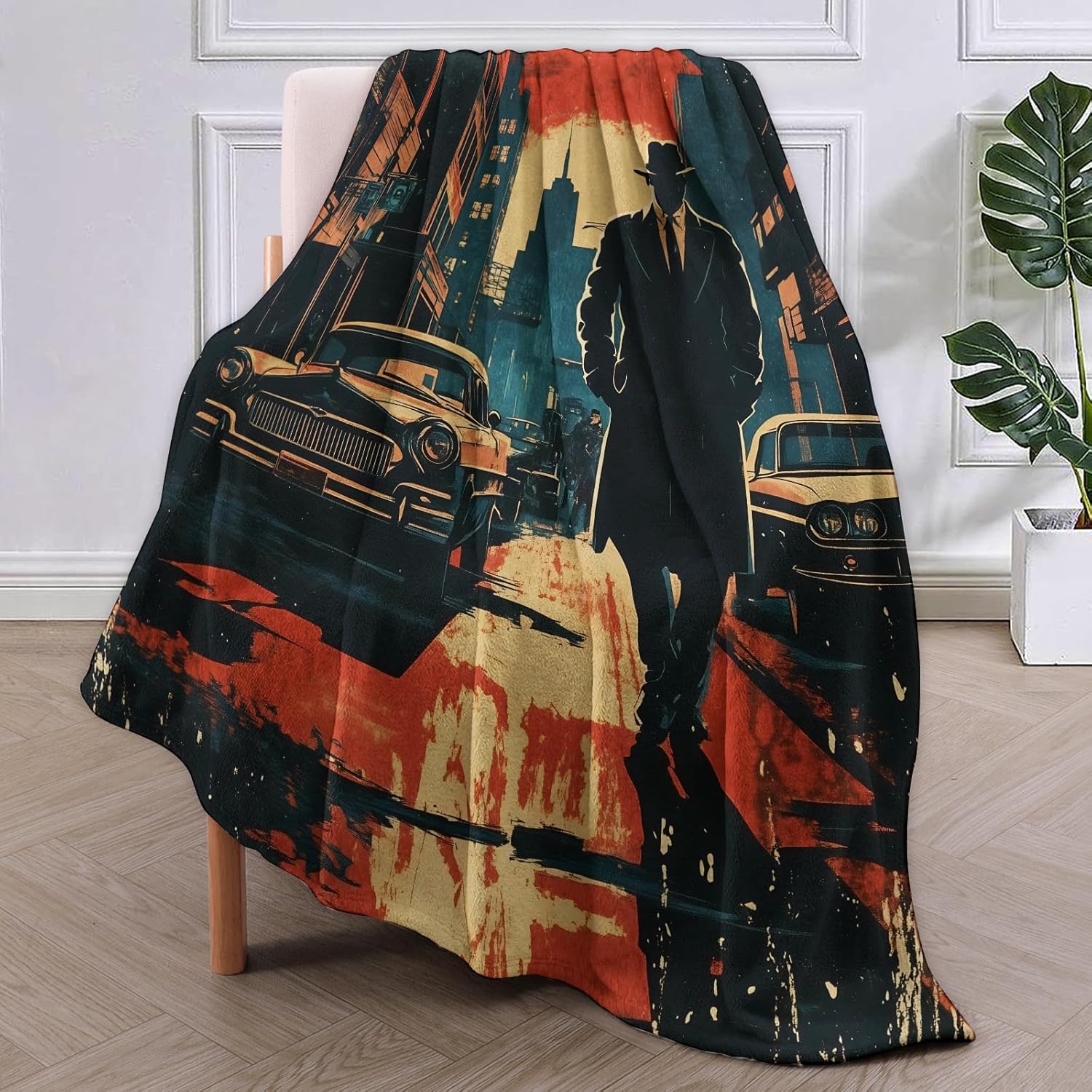 Noir Detective Blanket Gifts f - Home Textiles Blanket บทวิจารณ์และราคา