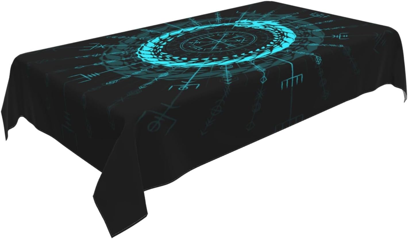 Viking Dragon Symbol Tableclot - Home Textiles Premium บทวิจารณ์และราคา