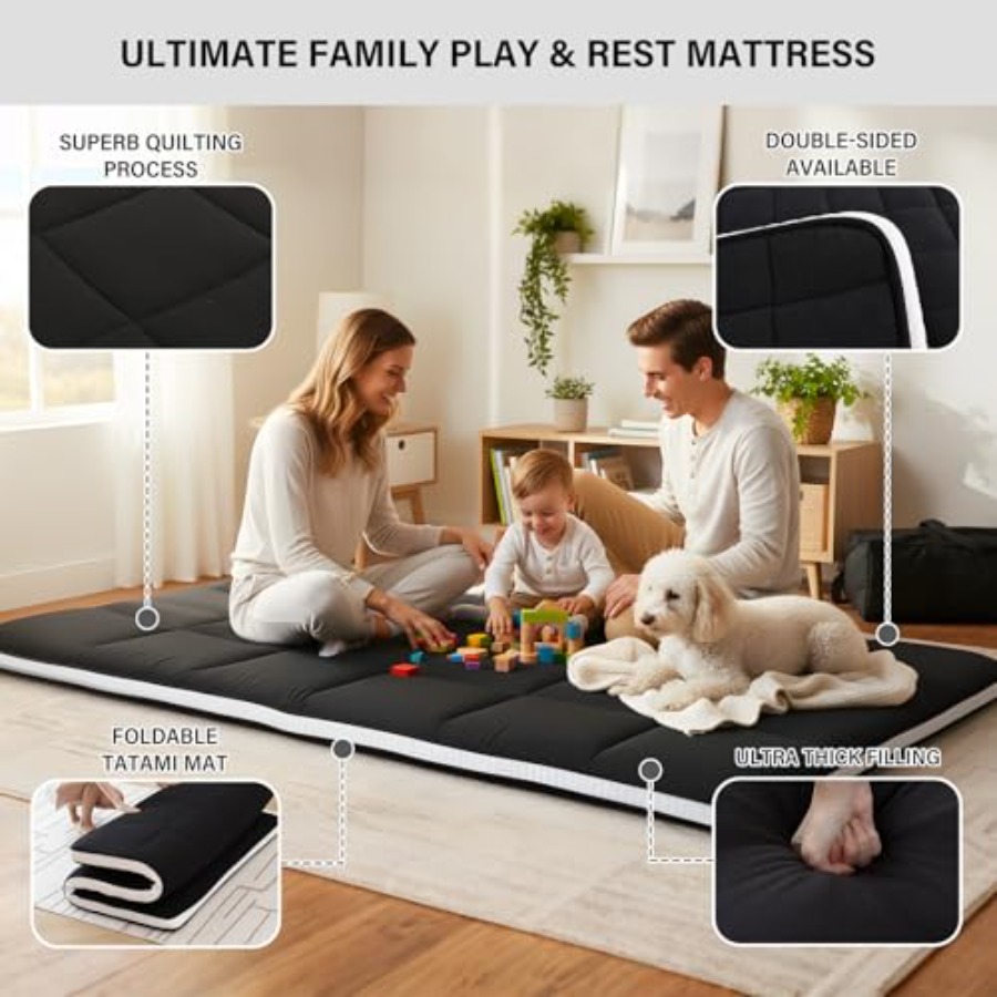Queen Memory Foam Mattress Top - Memory Foam Topper บทวิจารณ์และราคา