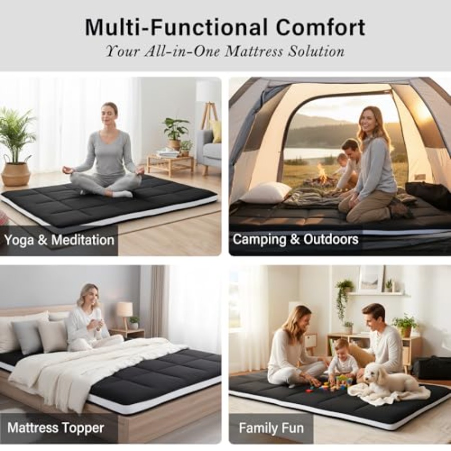 Queen Memory Foam Mattress Top - Memory Foam Topper บทวิจารณ์และราคา