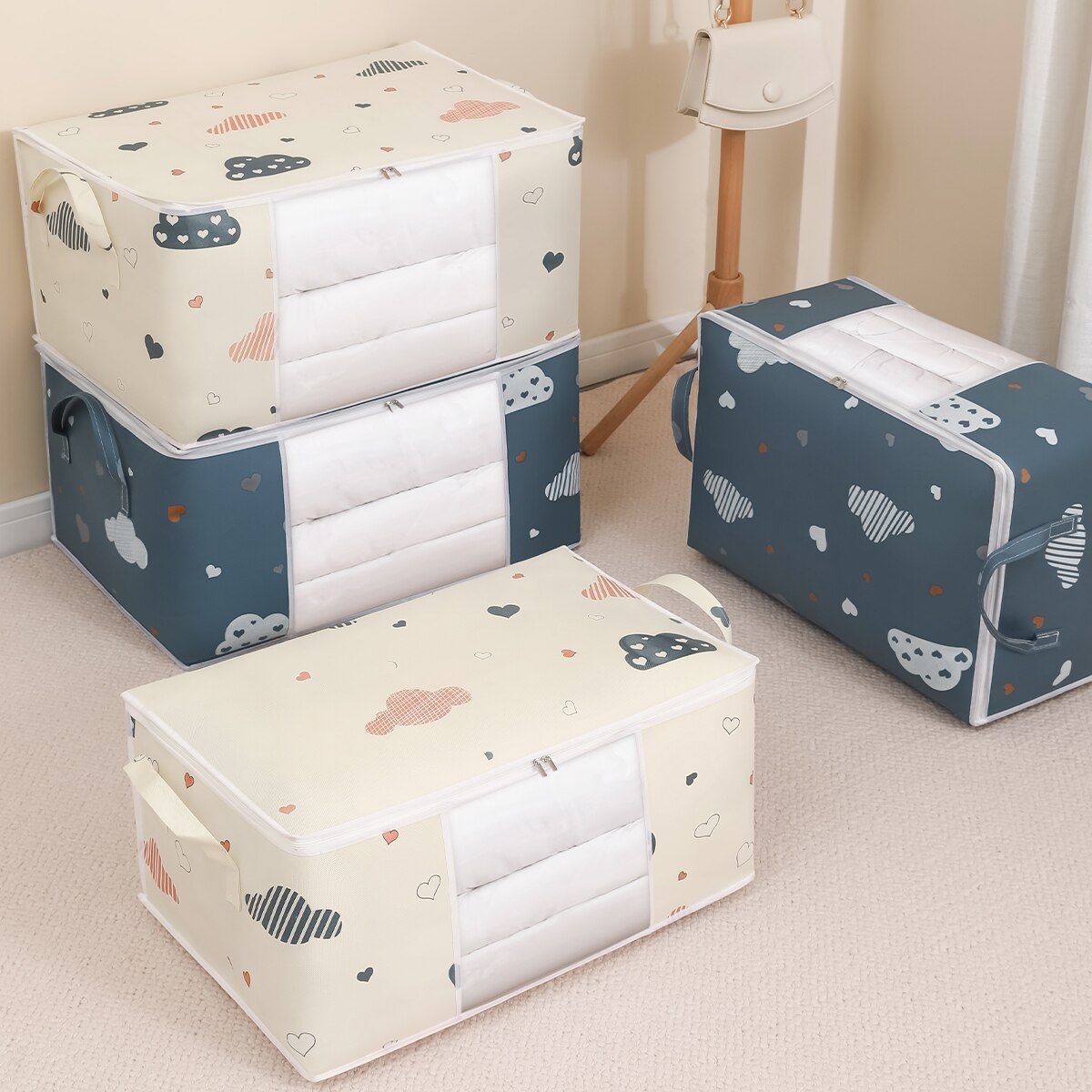Large Capacity Clothes Storage - Home Textiles Blanket บทวิจารณ์และราคา